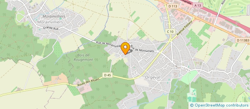 localisation de l'entreprise MD CONSEILS à ORGEVAL
