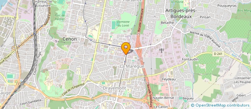 localisation de l'entreprise MD CONSEILS  CENON