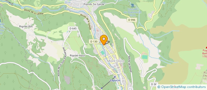 localisation de l'entreprise MD CONSTRUCTION  MONT-DORE