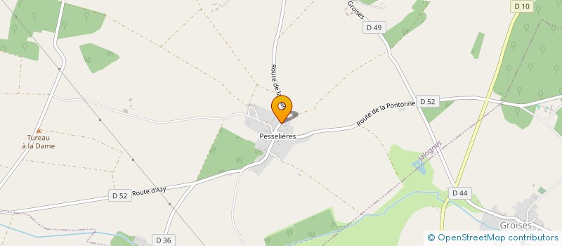 localisation de l'entreprise MD CONSULT  JALOGNES