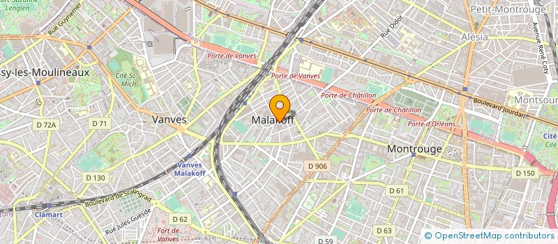 localisation de l'entreprise MD CONSULTANT à MALAKOFF