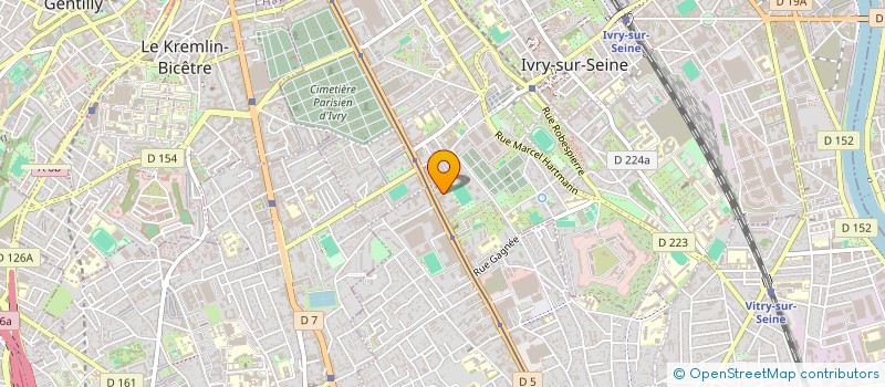 localisation de l'entreprise MD CONSULTING  IVRY-SUR-SEINE