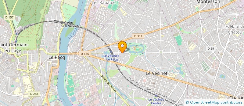 localisation de l'entreprise MD CONSULTING  LE VESINET