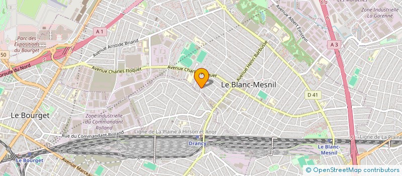 localisation de l'entreprise MD CONSULTING  LE BLANC-MESNIL