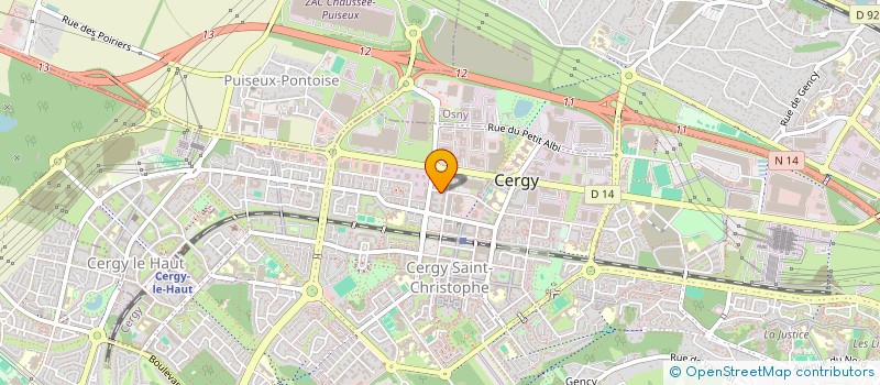 localisation de l'entreprise MD CONSULTING  CERGY