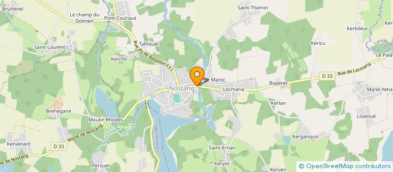 localisation de l'entreprise MD COURSES à CAUDAN