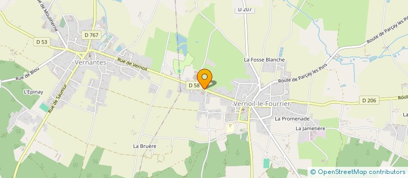 localisation de l'entreprise MD COURTAGE PAYS DE LA LOIRE  VERNOIL-LE-FOURRIER