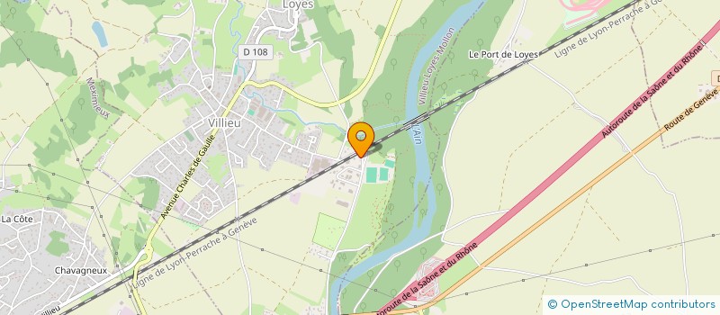 localisation de l'entreprise MD DELICATESSES TRAITEUR  VILLIEU-LOYES-MOLLON