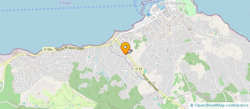 localisation de l'entreprise MD DESIGN  SAINT TROPEZ