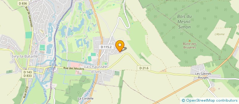 localisation de l'entreprise MD DEVELOPPEMENT à LA CHAUSSEE-D'IVRY