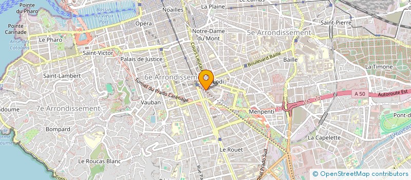 localisation de l'entreprise MD DEVELOPPEMENT à MARSEILLE