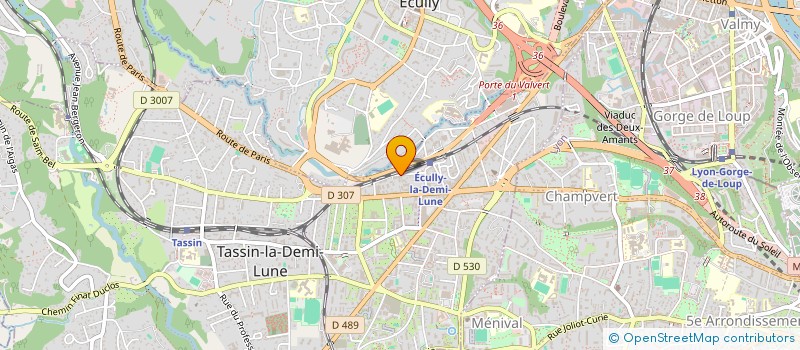 localisation de l'entreprise MD DEVELOPPEMENT ET CONSULTING (M2DC) à TASSIN-LA-DEMI-LUNE