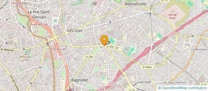 localisation de l'entreprise MD DIAGNOSTICS à BAGNOLET