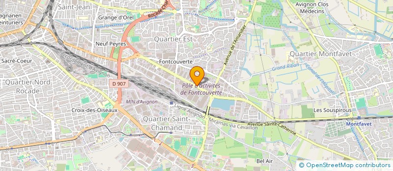 localisation de l'entreprise MD DIFFUSION à AVIGNON