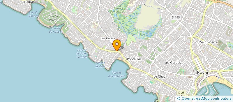 localisation de l'entreprise MD DIFFUSION  VAUX-SUR-MER