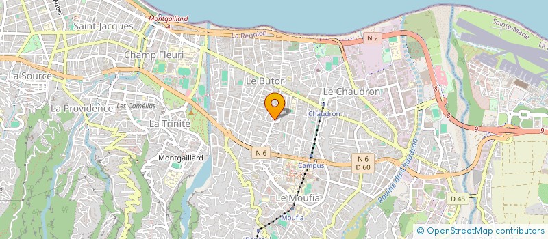 localisation de l'entreprise MD DISTRIBUTION à SAINT-DENIS