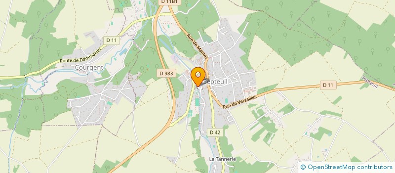 localisation de l'entreprise MD DISTRIBUTION à SEPTEUIL