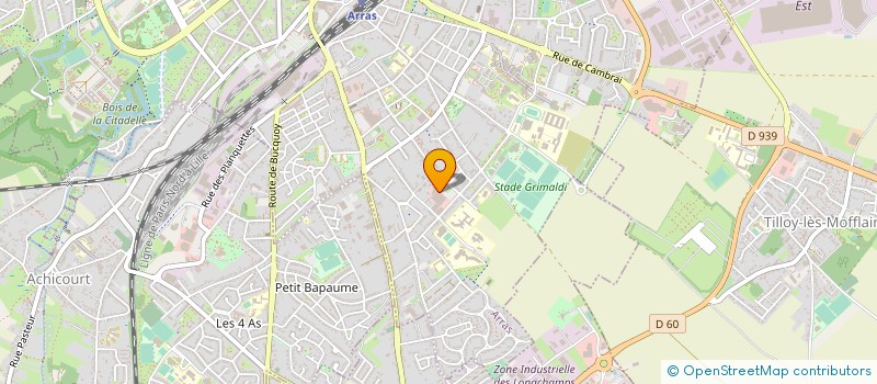 localisation de l'entreprise MD DISTRIBUTION à ARRAS