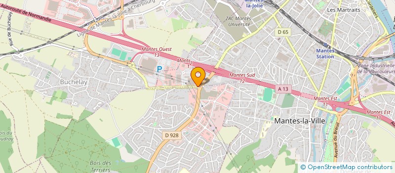 localisation de l'entreprise MD DISTRIBUTION  MANTES-LA-VILLE