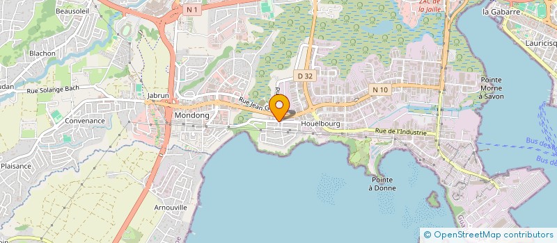 localisation de l'entreprise MD DUBAN  BAIE-MAHAULT