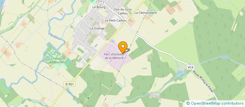 localisation de l'entreprise MD E. KLEIN SARL à DRY