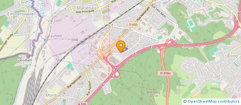 localisation de l'entreprise MD EDITION  FORBACH