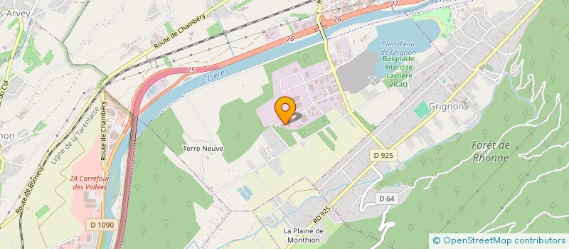 localisation de l'entreprise MD ELEC  GILLY-SUR-ISERE