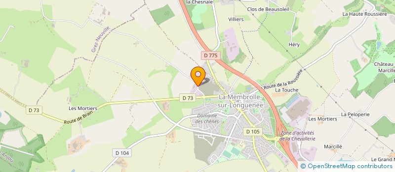 localisation de l'entreprise MD ELEC à LONGUENEE-EN-ANJOU