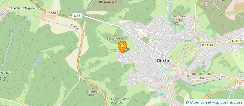 localisation de l'entreprise MD ELEC  BITCHE