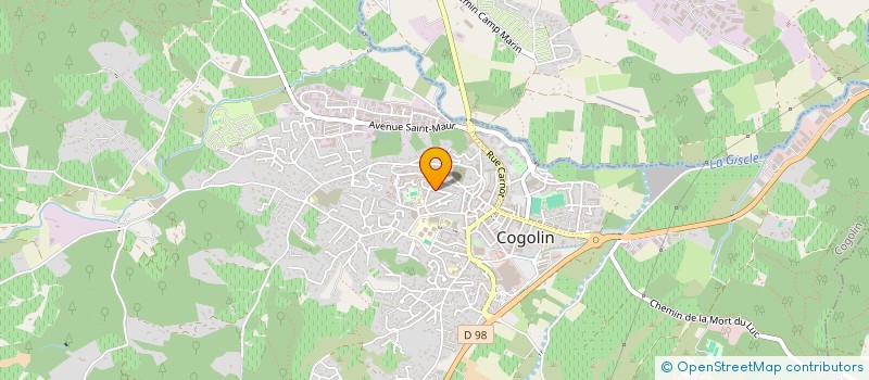 localisation de l'entreprise MD ELECTRICITE à COGOLIN