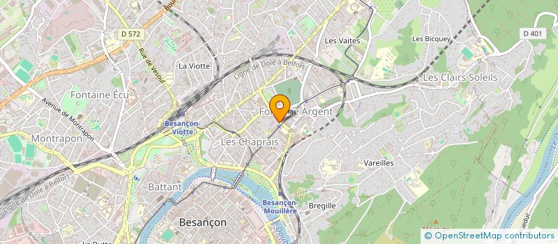 localisation de l'entreprise MD ENDOC  BESANCON