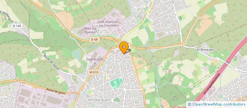 localisation de l'entreprise MD ENERGIE à VENDARGUES