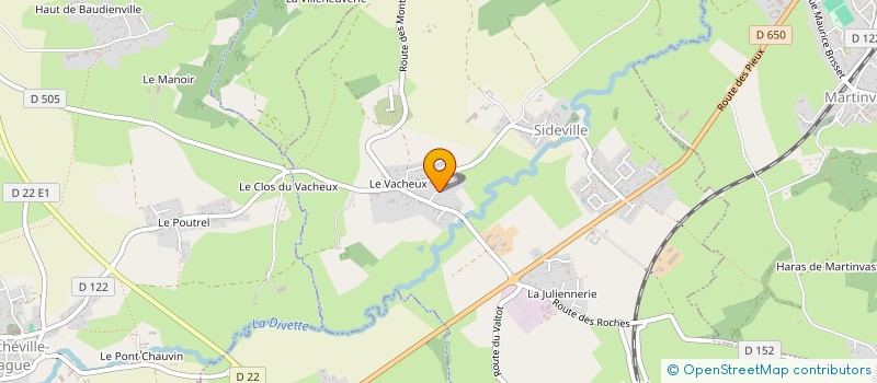 localisation de l'entreprise MD ENERGIE  SIDEVILLE