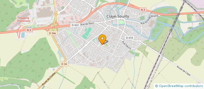 localisation de l'entreprise MD ETANCHEITE  CLAYE-SOUILLY