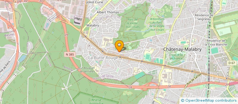 localisation de l'entreprise MD-EX à CHATENAY-MALABRY