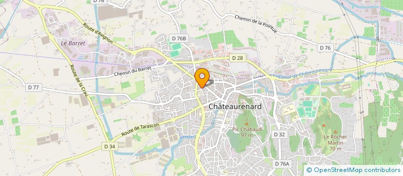 localisation de l'entreprise MD FACONNAGES  CHATEAURENARD