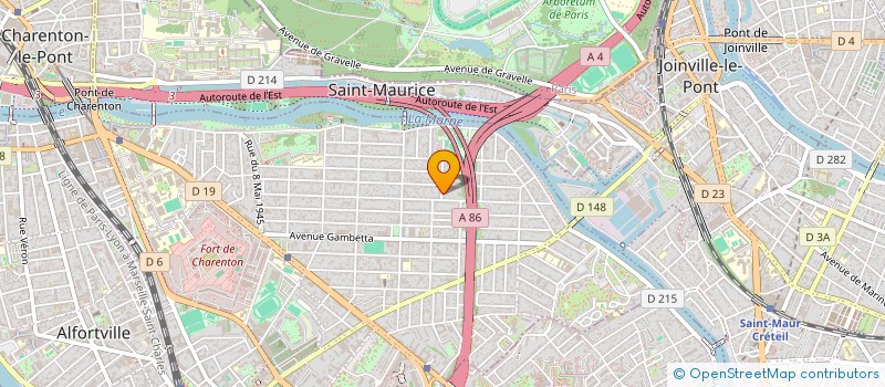 localisation de l'entreprise MD FINANCE  MAISONS-ALFORT