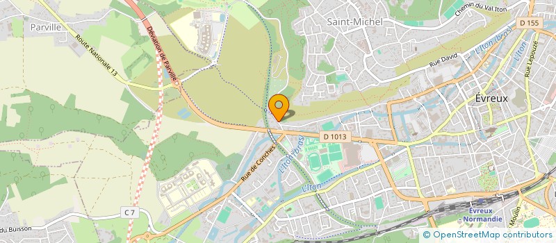 localisation de l'entreprise MD FINANCE  EVREUX