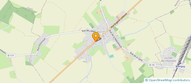 localisation de l'entreprise MD FINANCE  MARETZ