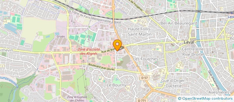localisation de l'entreprise MD FINANCES à LAVAL