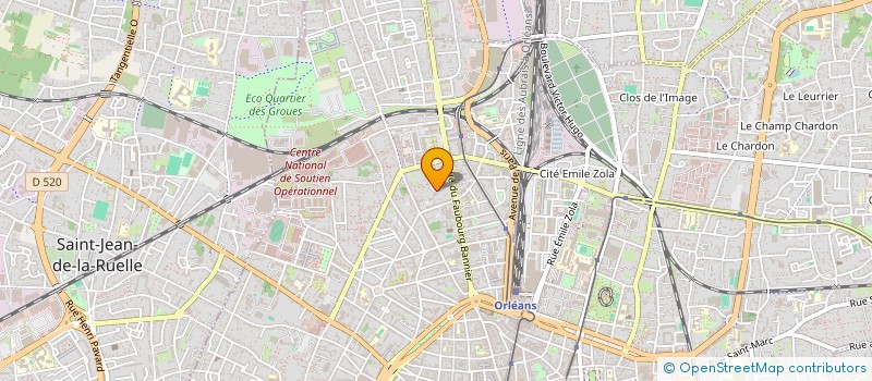 localisation de l'entreprise MD FINANCES  ORLEANS