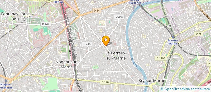 localisation de l'entreprise MD FLEURS à LE PERREUX-SUR-MARNE
