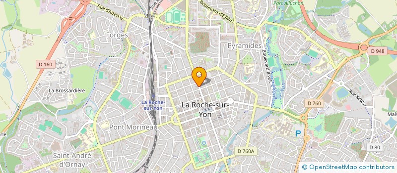 localisation de l'entreprise MD FOCH à LA ROCHE-SUR-YON