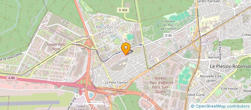 localisation de l'entreprise MD FORMA à CLAMART