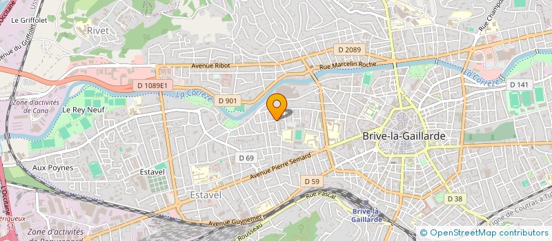 localisation de l'entreprise MD FORMATION à BRIVE-LA-GAILLARDE