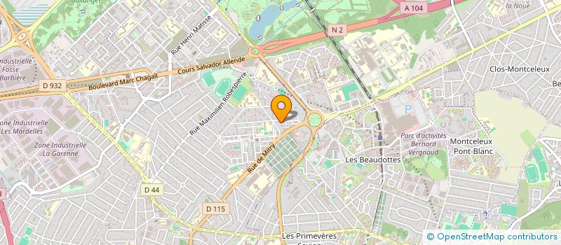 localisation de l'entreprise MD FORMATIONS à AULNAY-SOUS-BOIS