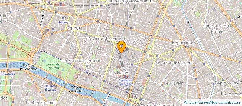 localisation de l'entreprise MD FRANCE à PARIS