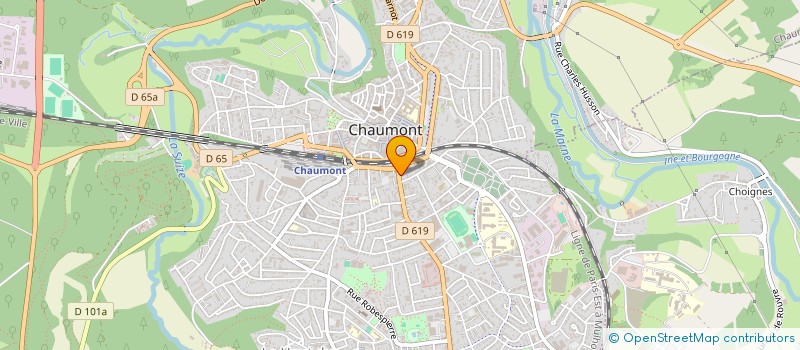 localisation de l'entreprise MD GAMES à CHAUMONT