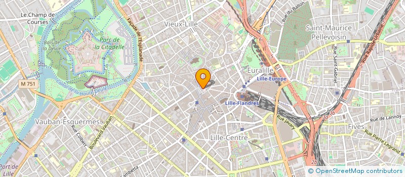 localisation de l'entreprise MD GESTION à LILLE