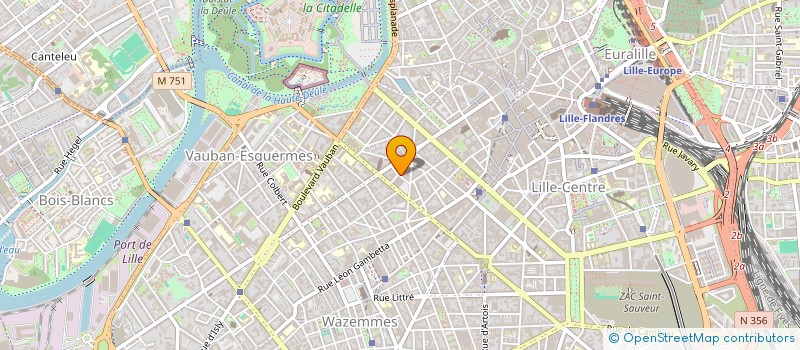 localisation de l'entreprise MD GESTION ET ADMINISTRATION à LILLE